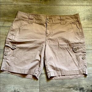 Route 66 Tan Cargo Shorts Classic Style